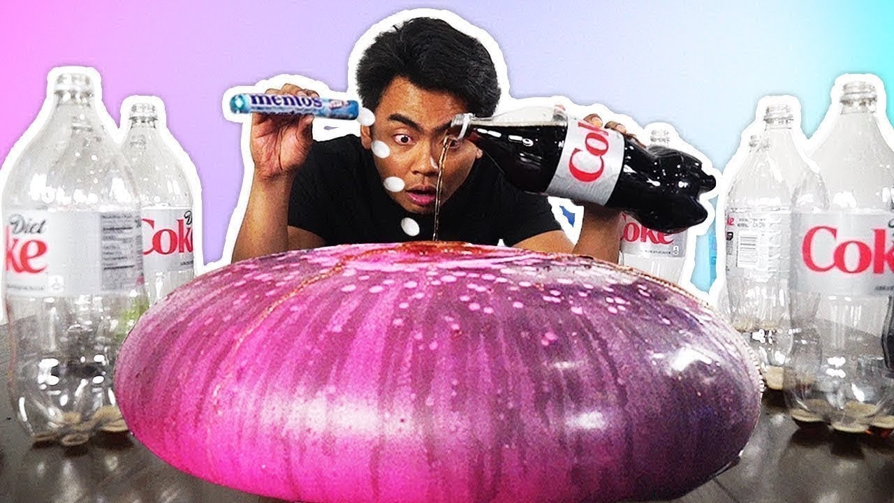 WUBBLE BUBBLE DIET COKE MENTOS EXPERIMENT