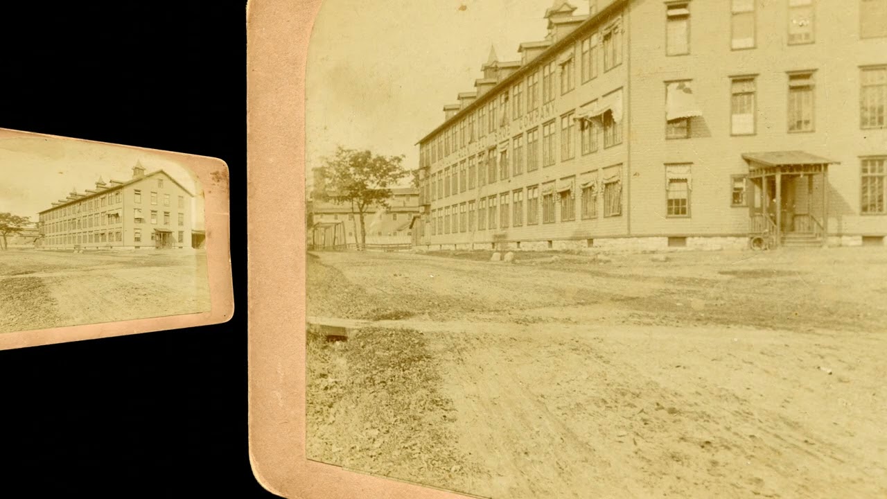 (VR 3D image) Daniel Green Felt Shoe Company, Dolgeville NY