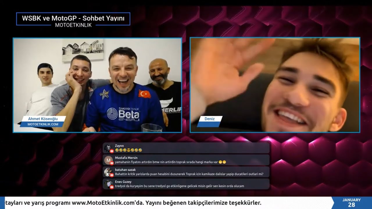 Toprak Razgatlıoğlu, Bahattin Sofuoğlu ve Deniz Öncü İle Canlı Yayın!