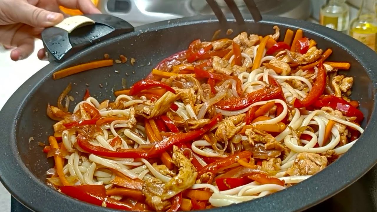 This Incredibly Easy Noodle Recipe Will Blow Your Mind! Udon Noodles With Chicken!