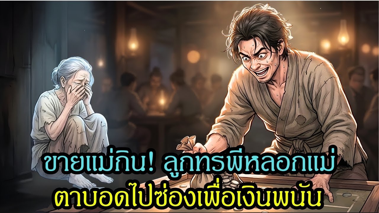 ลูกหลอกขายแม่ตาบอดเข้าซ่องเอาเงินพนัน สุดท้ายขาหักต้องคุกเข่าขอข้าวหน้าห้องแม่ตัวเอง