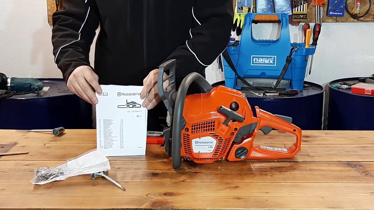 Chainsaw Husqvarna 135 MARK II NEW MODEL UNBOXING