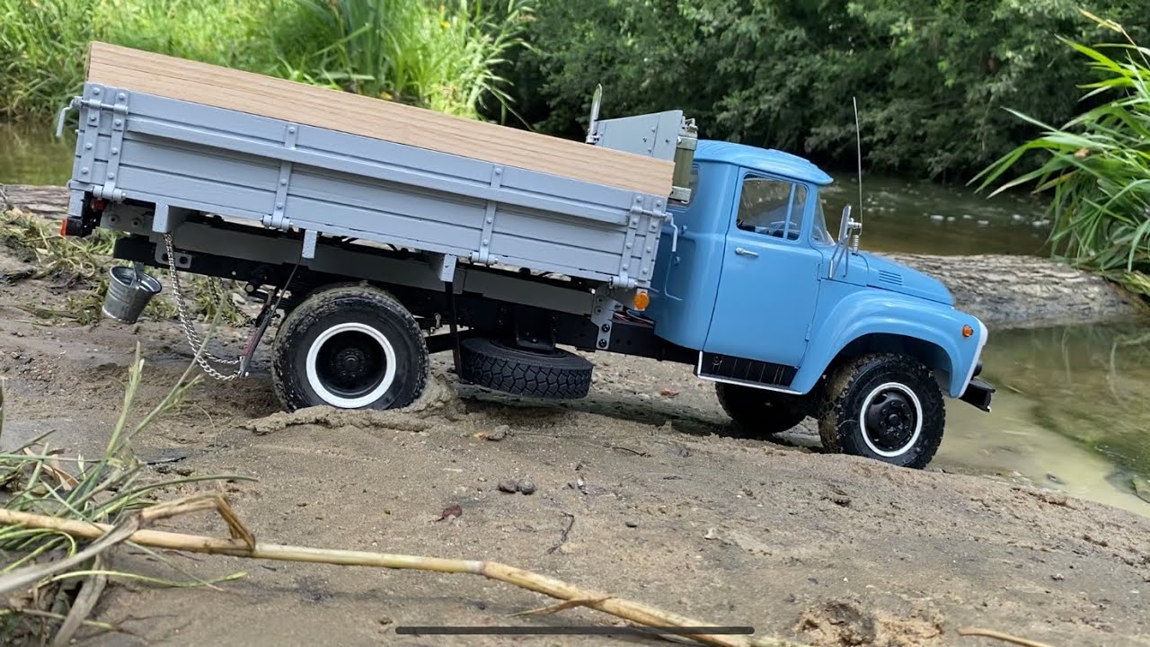 Kingkong rc zil130  Зил 130 на речке))))