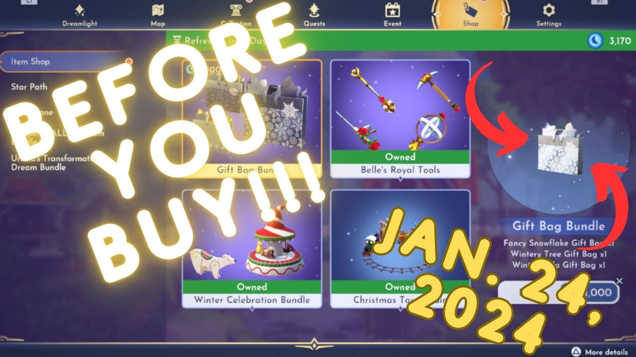 BEFORE YOU BUY This Weeks Premium Items SHOWCASE & Review - Disney Dreamlight Valley (Jan. 24, 2024)