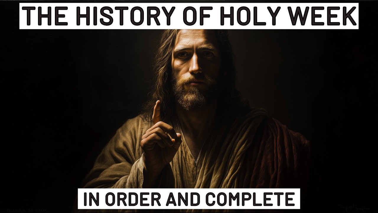The History of the COMPLETE HOLY WEEK: From Palm Sunday to Holy Thursday of the Last Supper