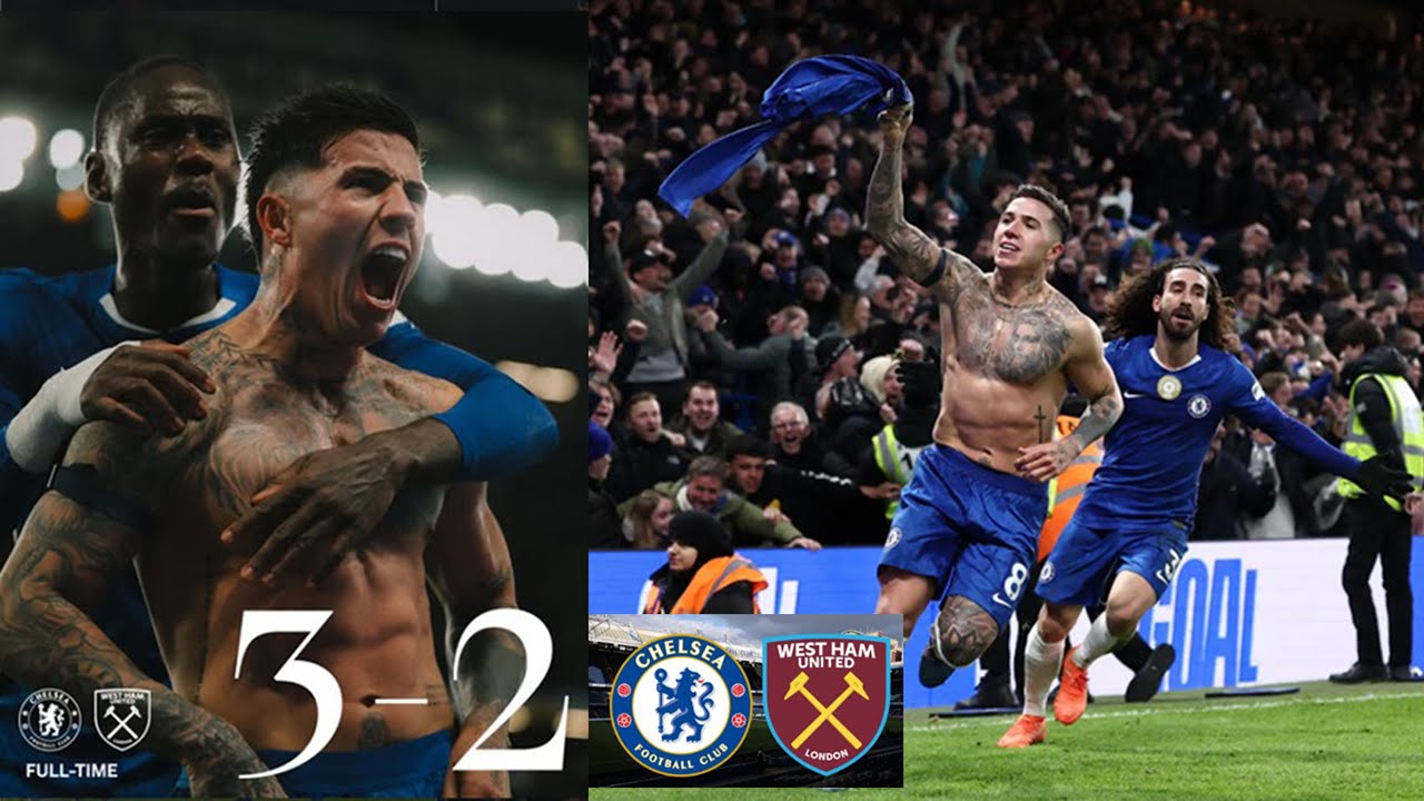 Chelsea vs West Ham 3-2: Dramatic Comeback, Red Card & Enzo Magic