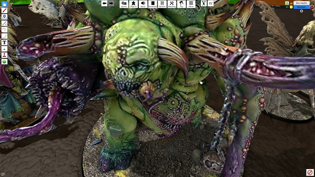 [TTS-Age of sigmar] *new nurgle* (Otter) vs Rorosan (Khorne)