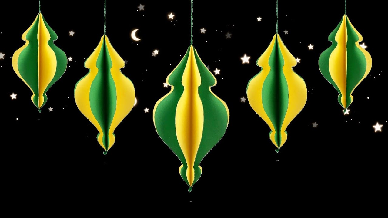 Membuat HIASAN RAMADHAN dan IDUL FITRI_DEKORASI RAMADAN dan IDUL FITRI yang Mudah