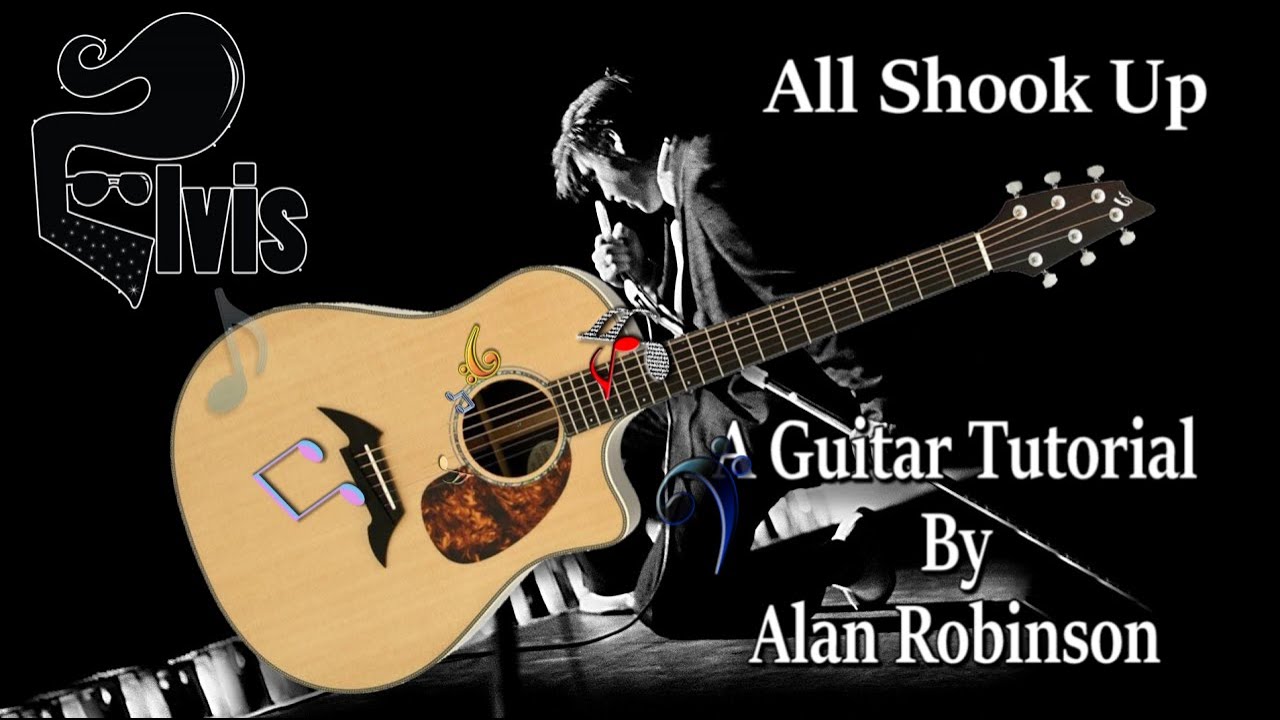 All Shook Up - Elvis - Acoustic Guitar Tutorial (easy)