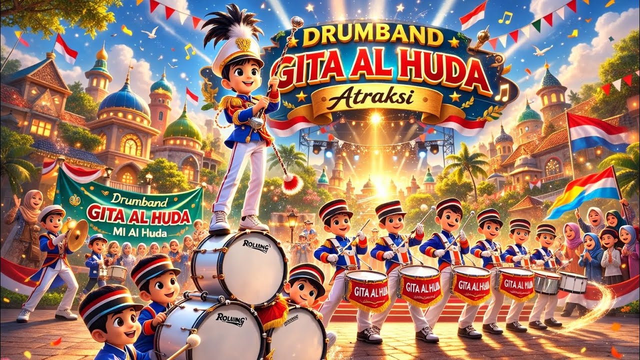 ATRAKSI !!! DRUMBAND GITA AL HUDA DI KIRAB WISUDA TPQ MADIN NURUL HUDA KETITANG LOR BOJONG 2026