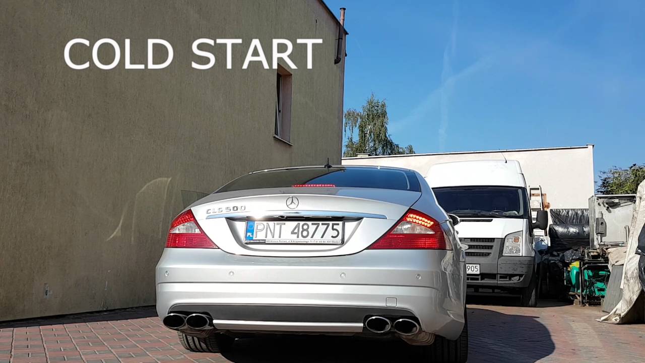 CLS 500 C219 2005 SOUND EXHAUST MUFFLER FROM C63 AMG 204