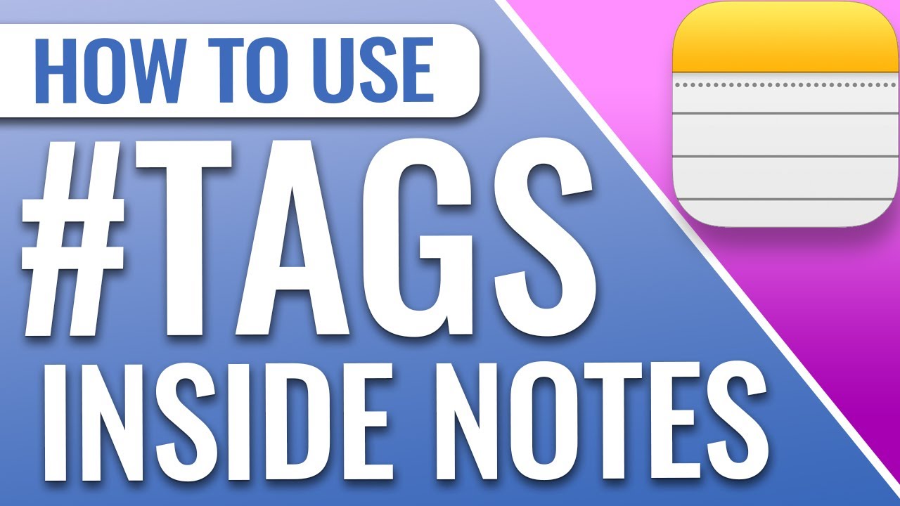 Как использовать теги в Apple Notes
