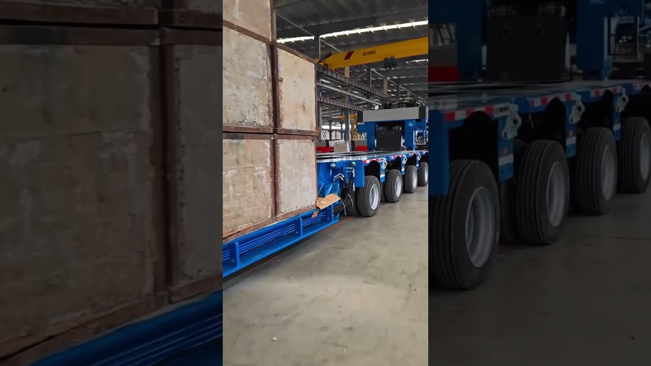 #logistics #heavytransport #logistica #heavyhaul #lowloader #goldhofer #modulartrailer #transport