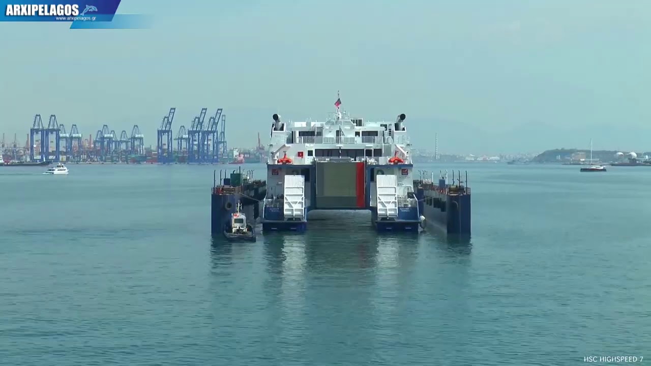 «HIGHSPEED 7» INCREDIBLE VIDEO IN FLOATING DOCK OF SPANOPOULOS GROUP !!!