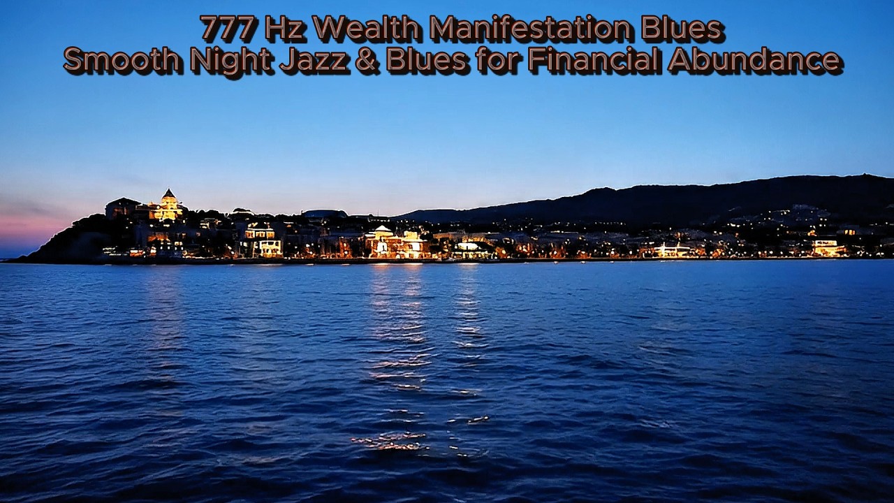 777 Hz Wealth Manifestation Blues | Smooth Night Jazz & Blues for Financial Abundance
