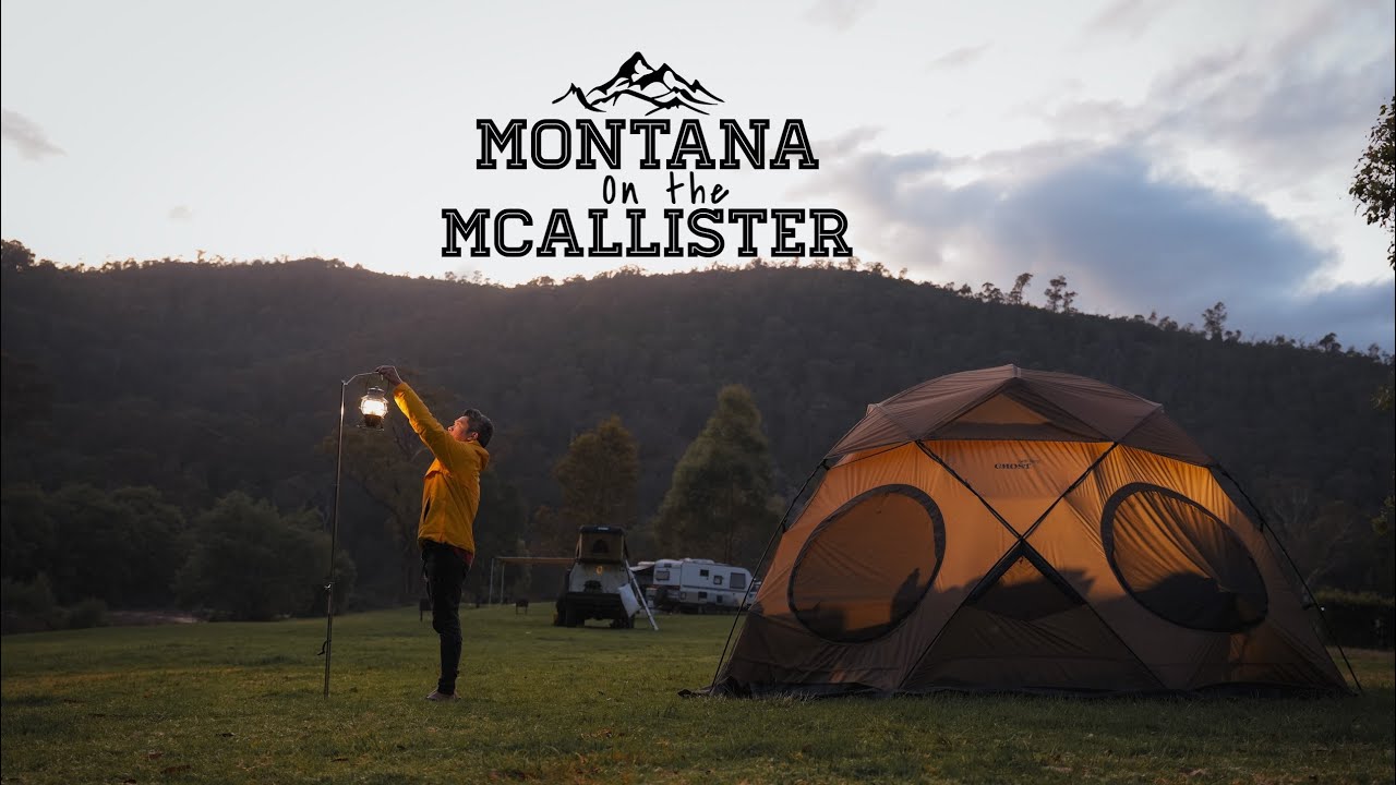 Relaxing and cosy warm day solo camping at Montana on the Mcallister [ ASMR/Cinematic outdoor film]