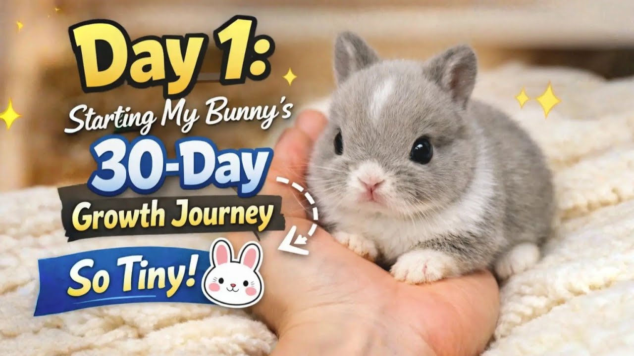 Day 1: Starting My Bunny’s 30-Day Growth Journey 🐰