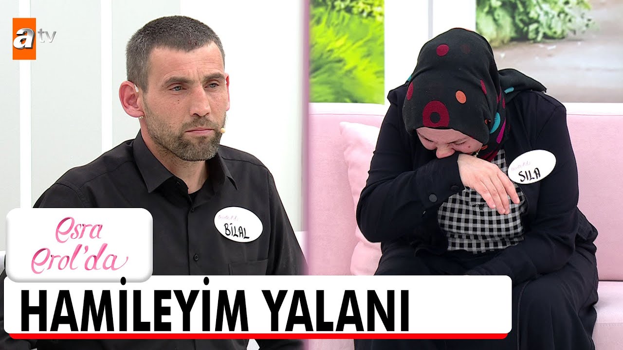 Recep bırakmasın diye hamile numarası yaptım! - Esra Erol'da