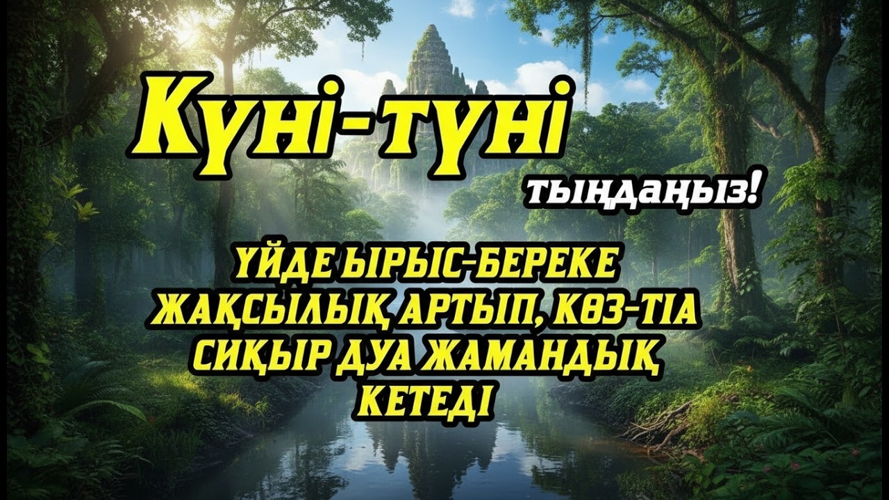 Үйде ырыс-береке жақсылық орнайды, көз-тіл жамандық сиқыр кетеді 💯 күмән жоқ☝️