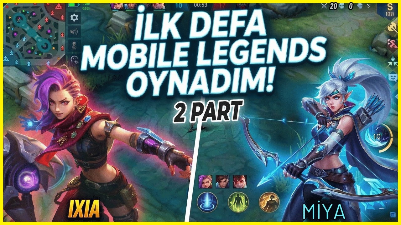 İlk Defa Mobile Legends Oynadım, 20 Kill Aldım! | Kardeşimle MLBB - 2 Part