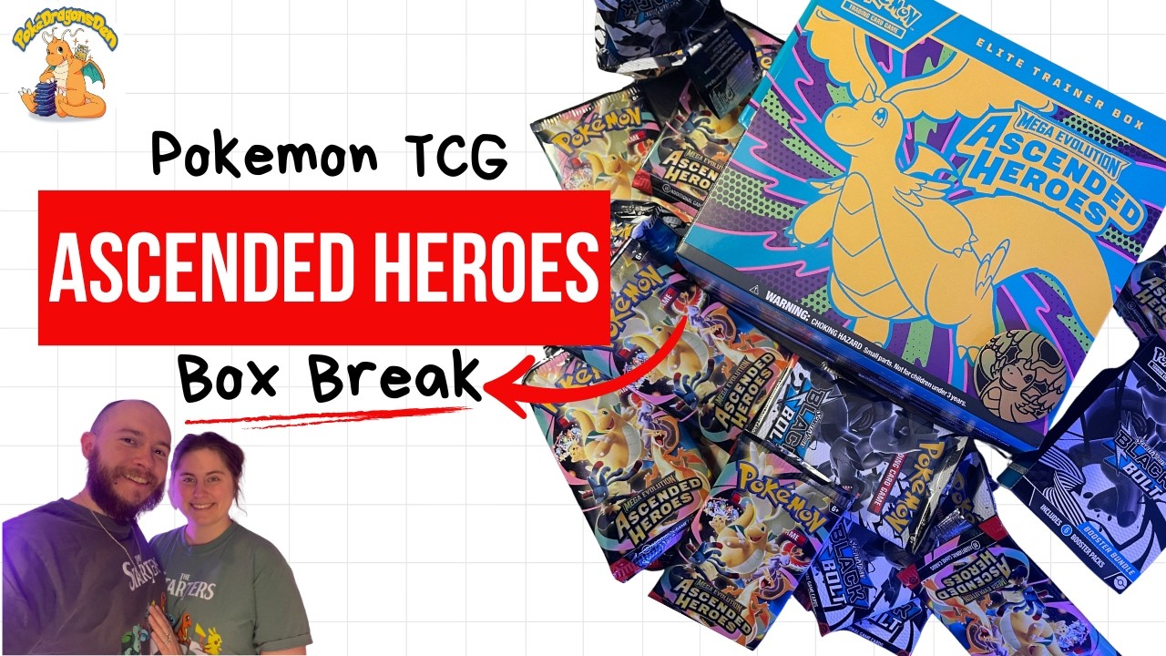 Our FIRST Ascended Heroes Elite Trainer Box! Couple's POV + Face Cam Reactions