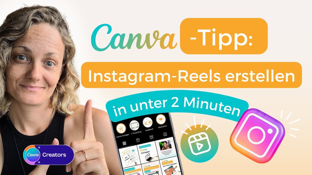 Videos mit Canva erstellen in unter 2 Minuten: Instagram Reels erstellen ohne Gesicht zu zeigen