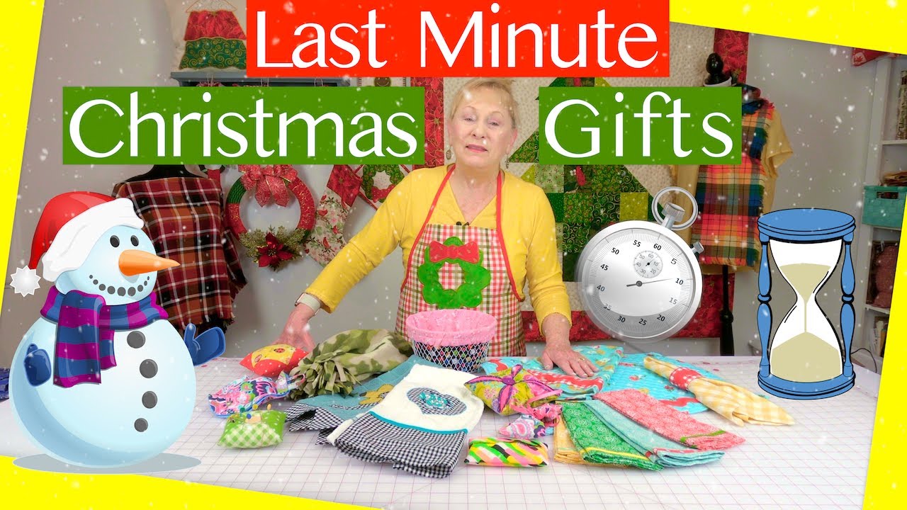 Last minute Christmas Gifts | The Sewing Room Channel