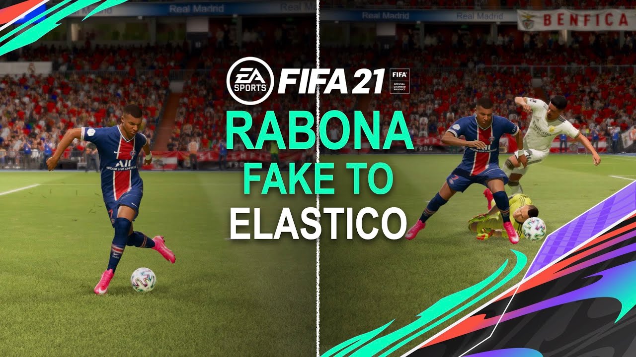 FIFA 21 RABONA FAKE to ELASTICO Tutorial | PS4 & Xbox