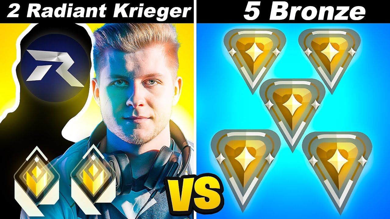 2 Radiant VS 5 Bronze Spieler feat @rAx1337  (Unmögliche Valorant Challenge)