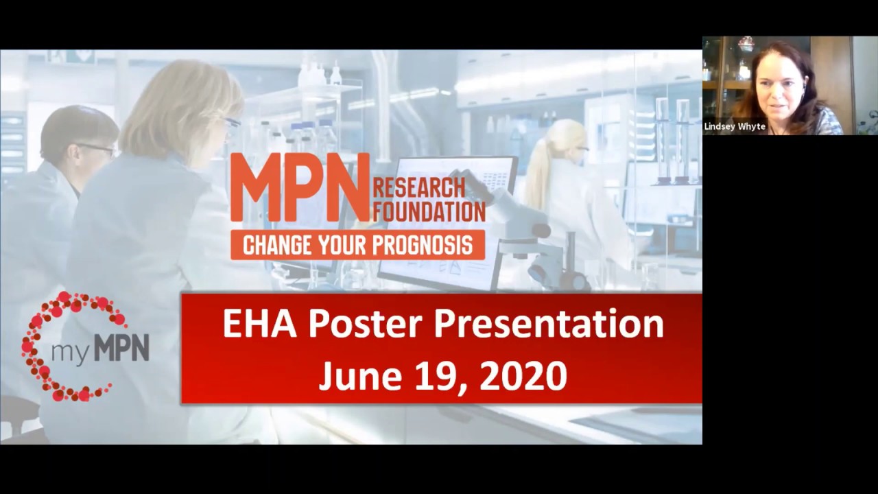 myMPN Live Poster Presentation - EHA 2020