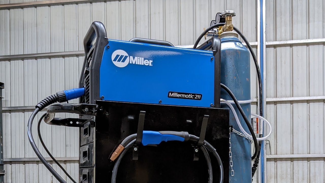 Miller 211 Welder Full Setup