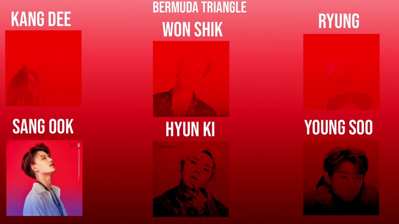 K.o.k 1st mini album red (Bermuda Triangle)