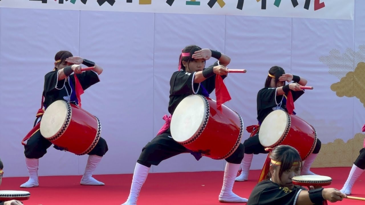 琉球國祭り太鼓 茨城支部【子ども伝統文化フェスティバルin水戸】(2025年11月8日)