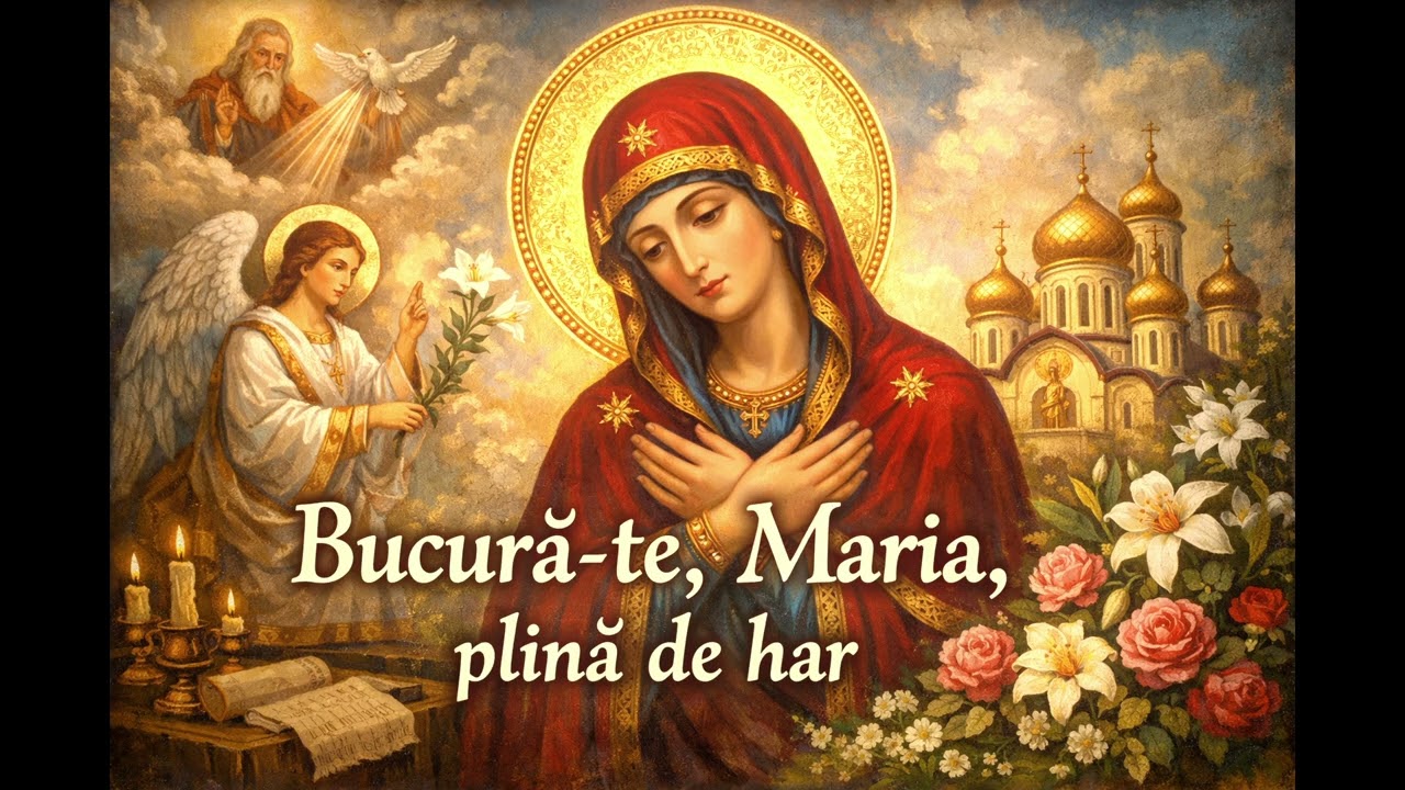 Bucură-te, Maria, Plină de Har 🙏 Rugăciune Ortodoxă către Maica Domnului | Pace și Binecuvântare