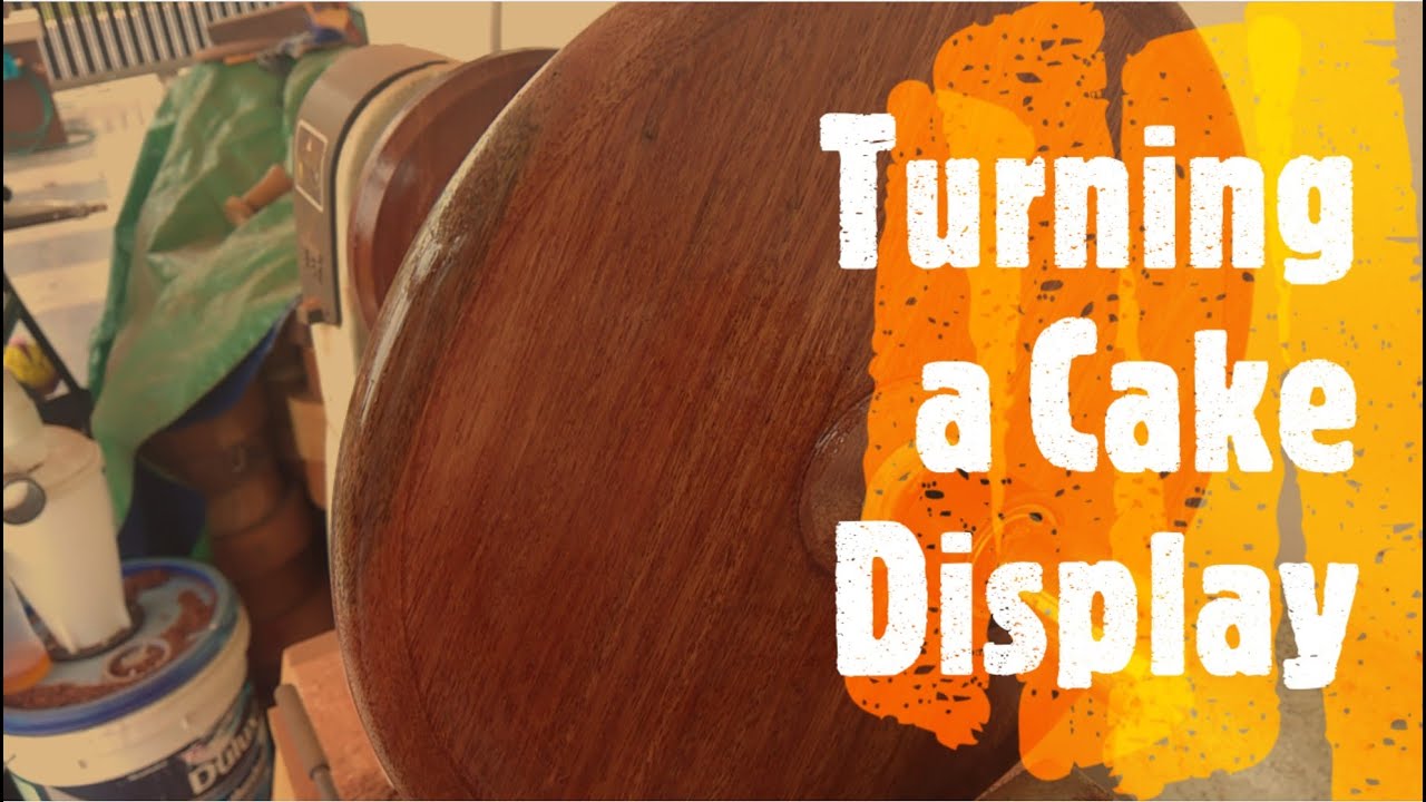 Woodturning a Cake Display Stand
