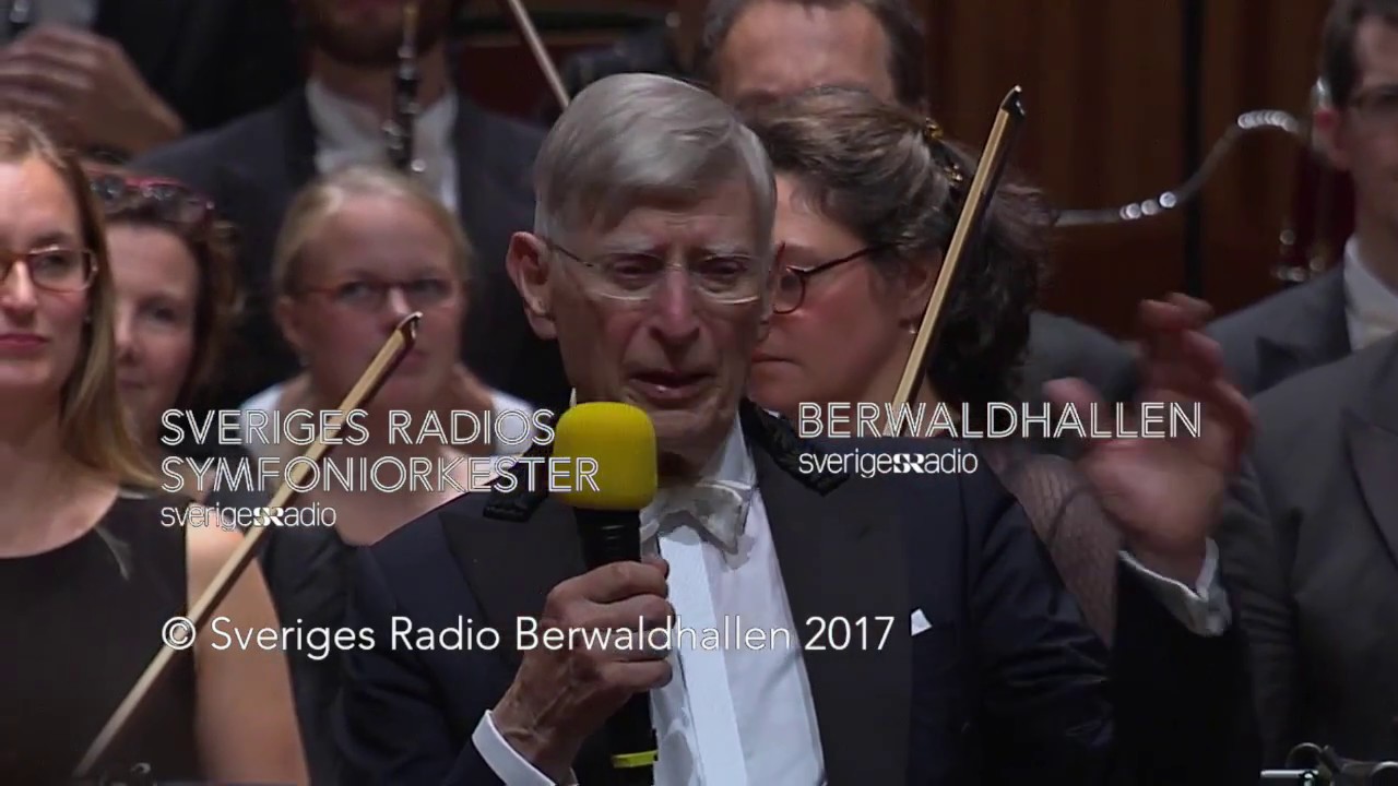Firande av nittioårsjubilerande Herbert Blomstedt i Berwaldhallen, 8 september 2017
