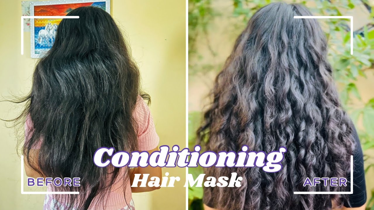 CONDITIONING HAIR MASK | WEEKLY SELFCARE ROUTINE ✨🎀