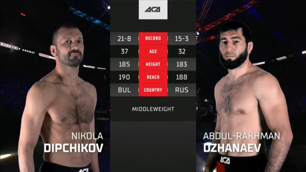 Никола Дипчиков vs. Абдул-Рахман Джанаев | Nikola Dipchikov vs. Abdul-Rakhman Dzhanaev | ACA 140