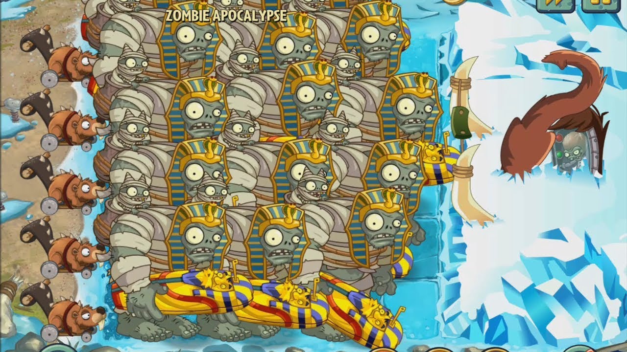 Plants vs Zombies 2 - Zombistein Momificado vs Los Zombot