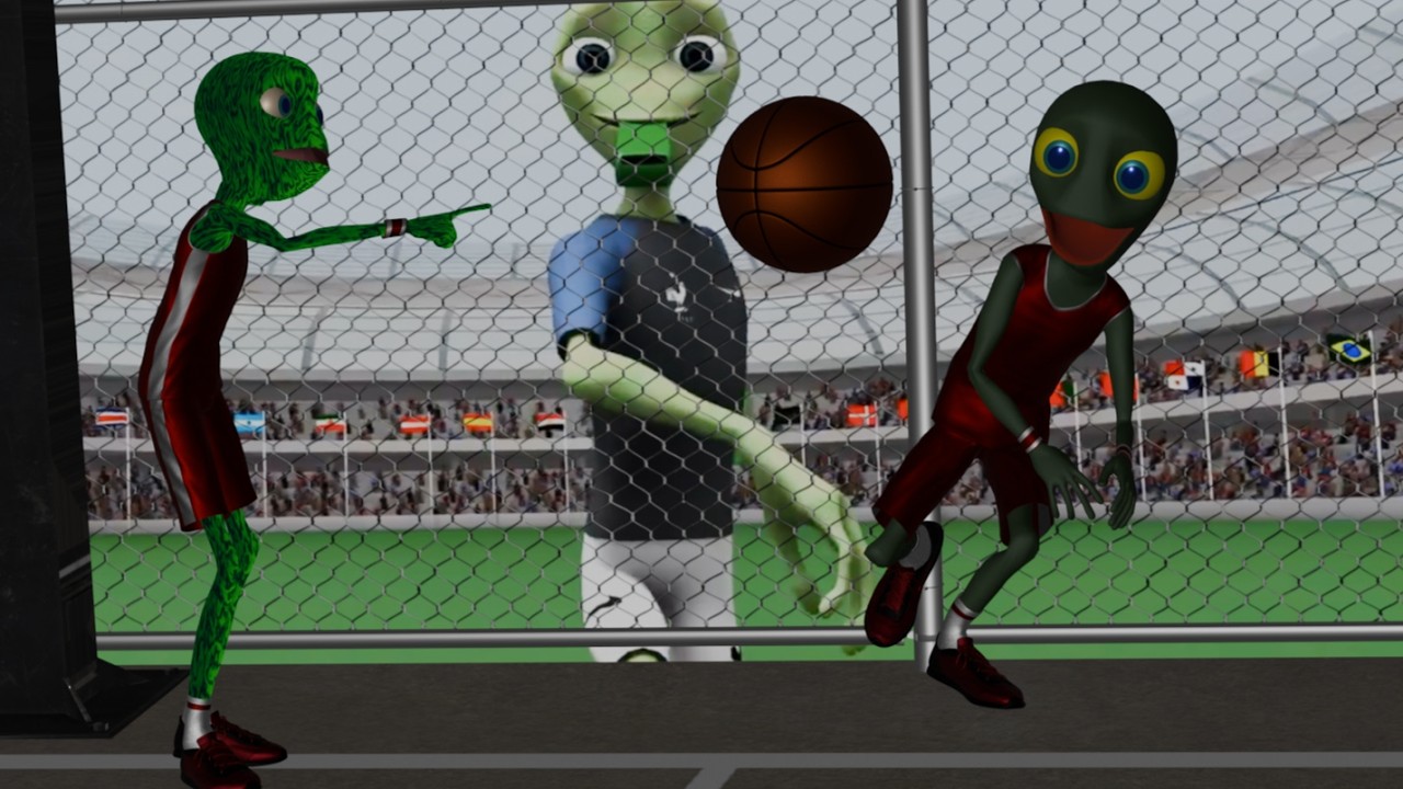 Alien Sports Challenge: Basketball vs. Soccer | Dame Tu Cosita Animation
