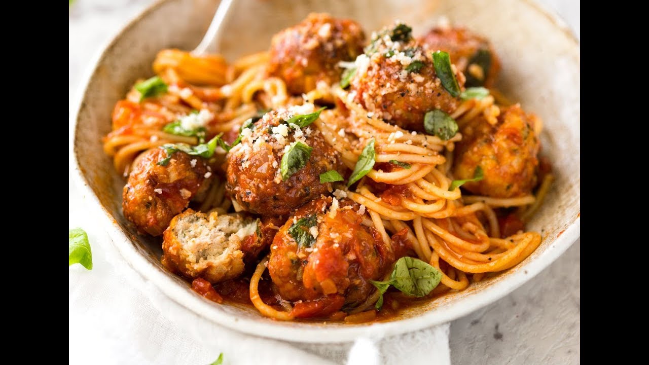 Baked Chicken Meatballs