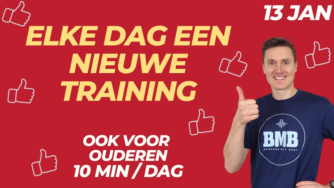 10 minuten oefeningen voor 60-plussers! Help anderen om BMB te ontdekken door te liken...