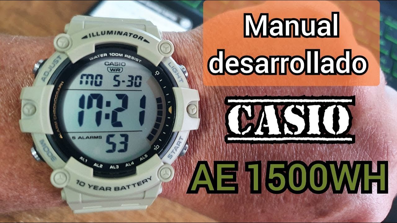 “Casio 1500WH Manual Completo en Español | Guía Paso a Paso y Opinión Real”