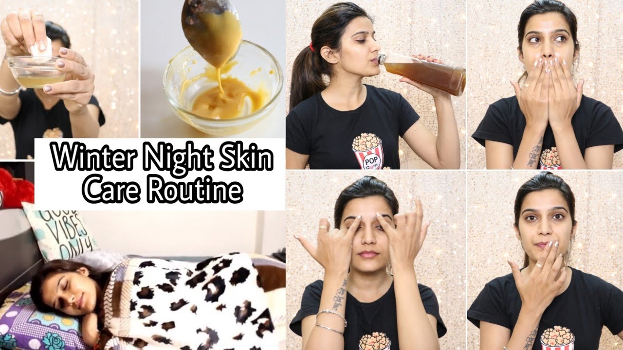 WINTER SKIN CARE ROUTINE- Night Time All Skin Types | For clear Spotless Skin | Super Style Tips