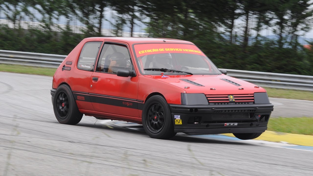 PEUGEOT 205 GTI6 Race Car - Onboard session 1 - Trackday Braga Vasco Sameiro - 19.6.2022