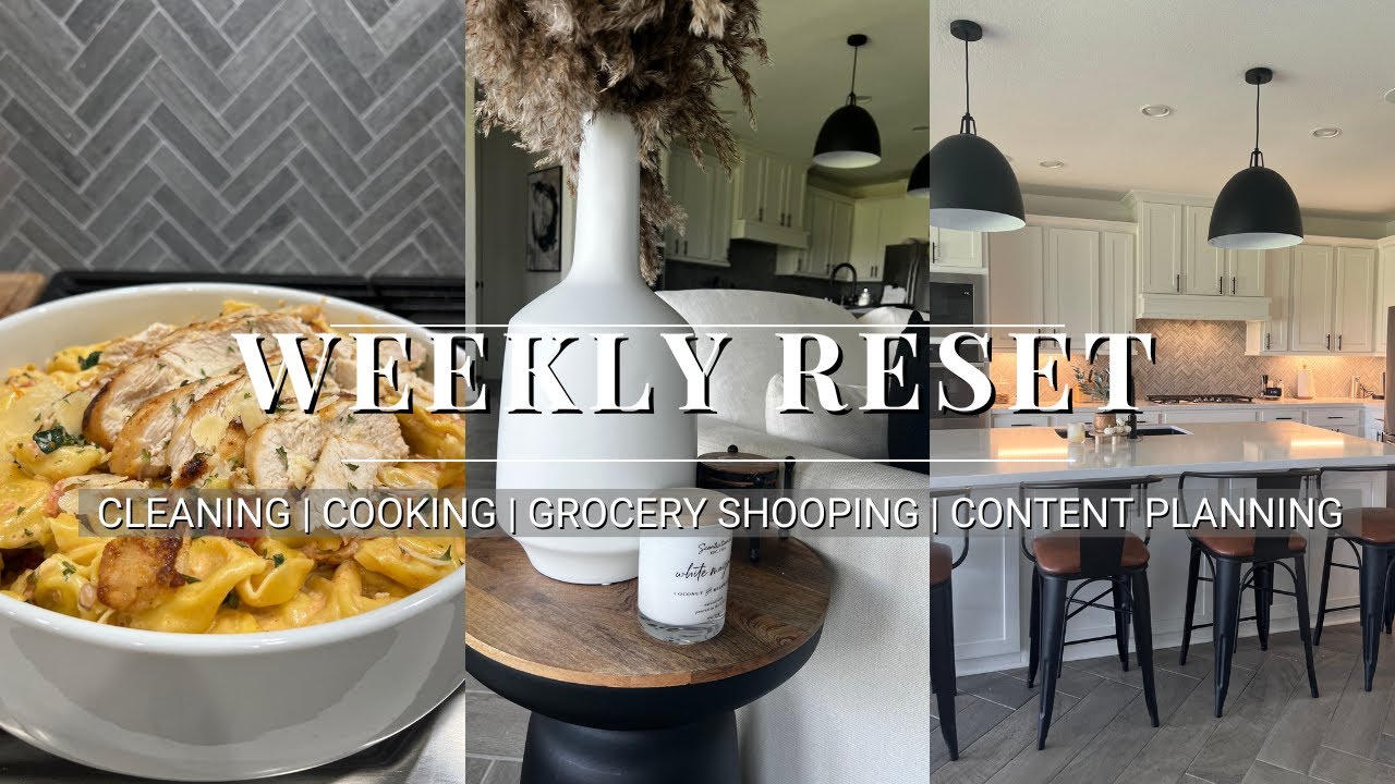 Realistic Weekly Reset Routine | Large Family + Meal Prep
