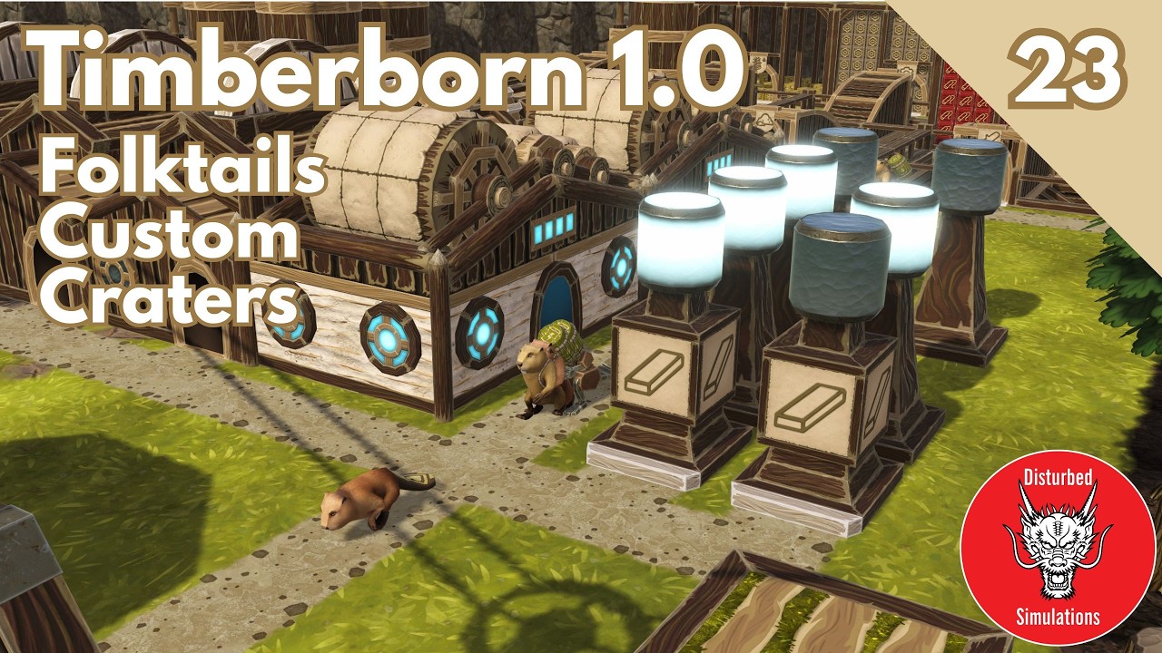 AUTOMATED TIMBERBORN 1.0 | Episode 23 | Custom craters map
