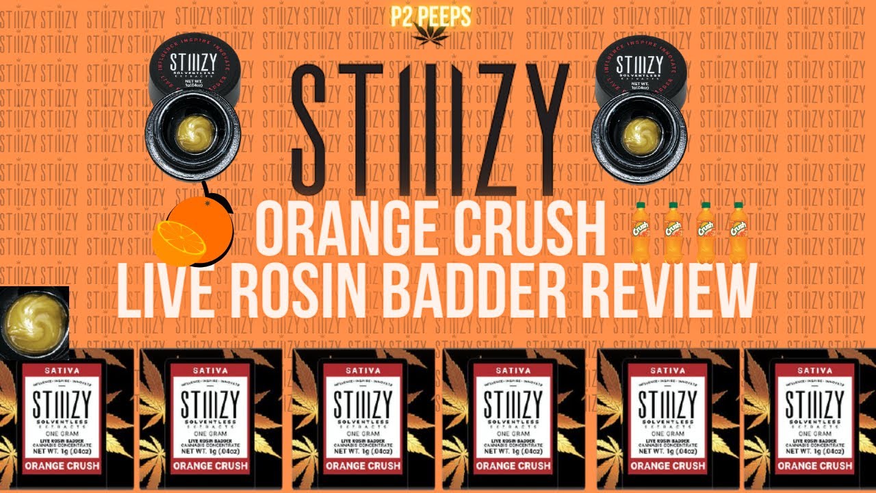 THIS GRAM COST $80, IS IT ANY GOOD? | STIIIZY ORANGE CRUSH LIVE ROSIN BADDER REVIEW