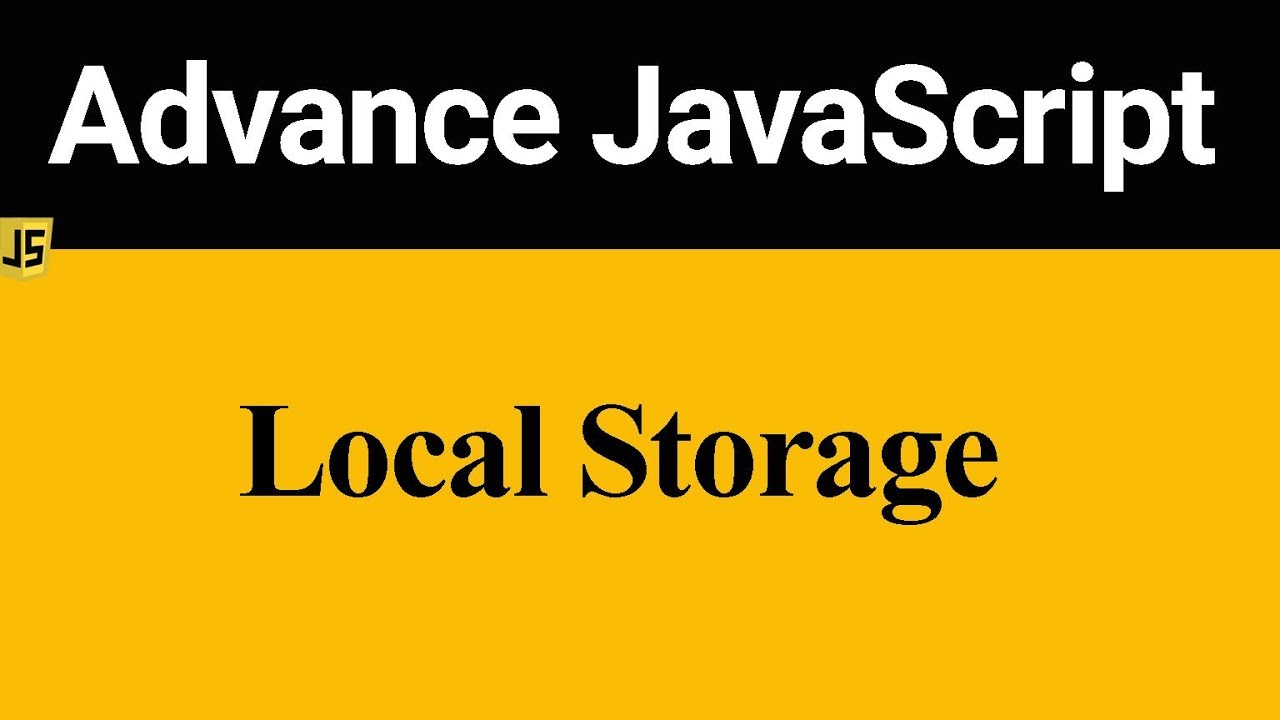 Local Storage in JavaScript (Hindi)