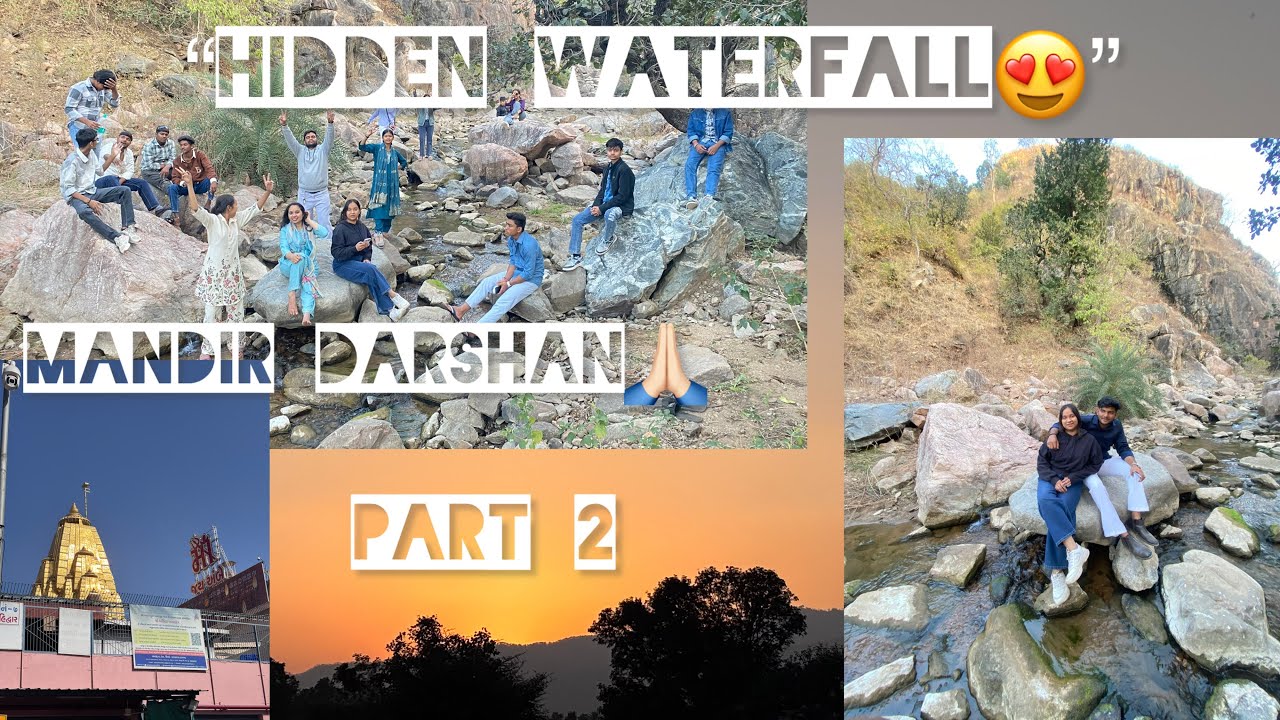 Ambaji Mandir Darshan 🙏 | Hidden Waterfall in Mount Abu 😍 | Trip Part 2 #vlog #trending #viral 